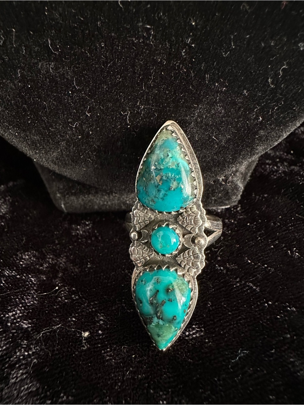 Navajo Turquoise Sterling Silver Ring